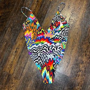 Cheeky one piece swimsuit NWOT